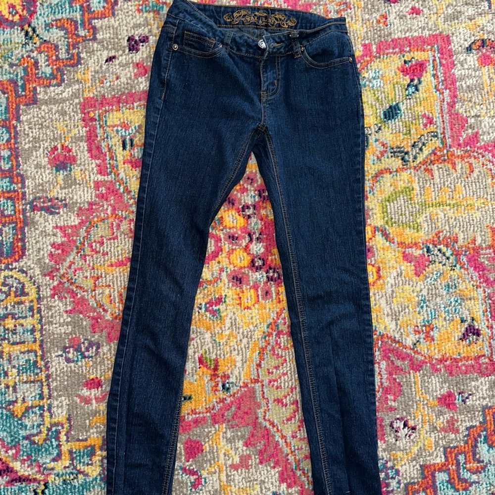 Wax Jean Blue Skinny Jeans Classic Fit
